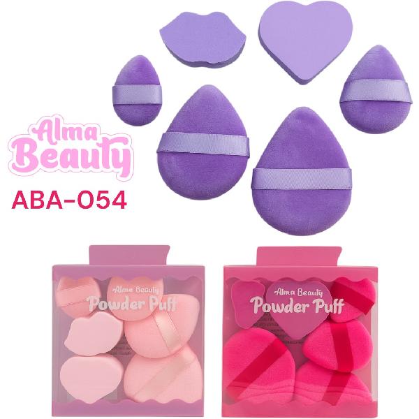 Kit X6 Aplicadores Gota (2 Borlas + 2 Beauty Figuras + 2 Mini Borlas) Alma Beauty Ref ABA-054