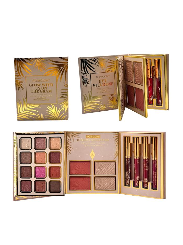 Book De Sombras Rubor E Iluminador Y Labiales Glow With Us On The Gram Romcom Ref JS914