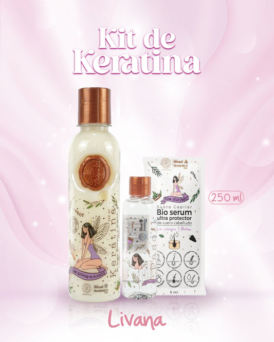 Keratina Evolución – Ritual Botánico | Alisado y Brillo Natural + obsequio