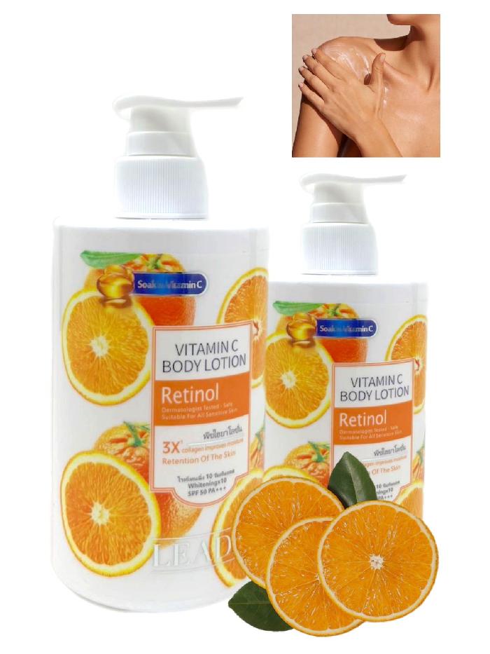 Locion Corporal Con Vitamina C De Retinol Spf50 300ml