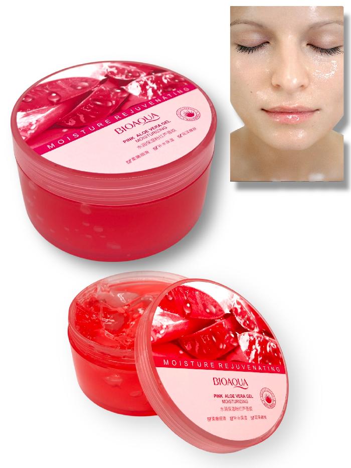 Gel De Aloe Vera Rosado Hidratante Y Refrescante 300g Bioaqua