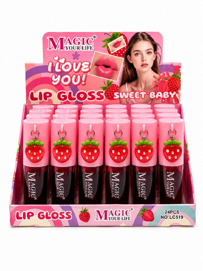 Tinta De Labios Fresa I Love You Magic Ref LC519T