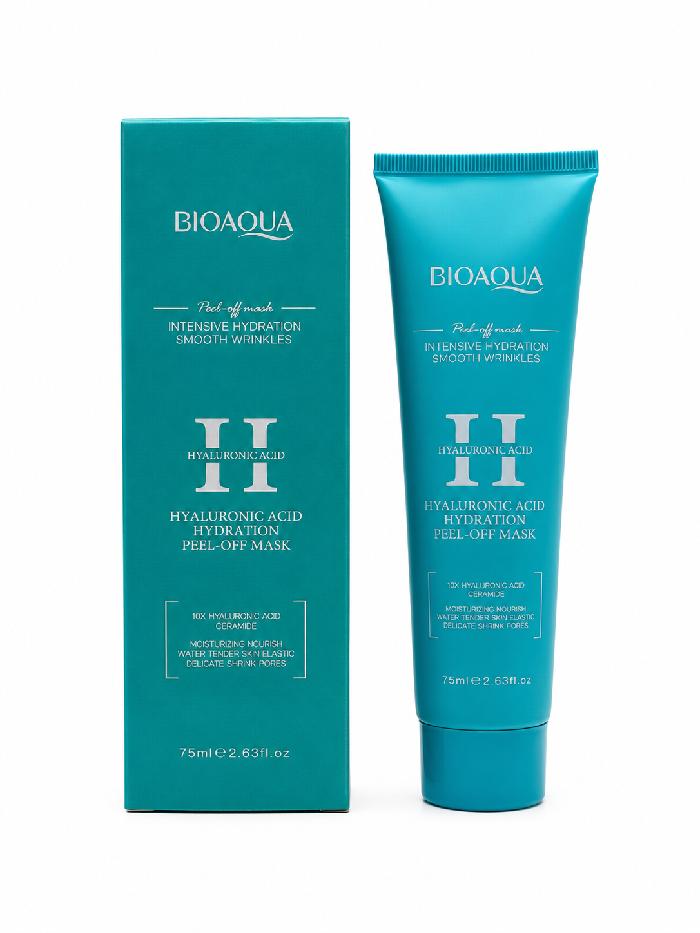 MASCARILLA PEEL OFF HIDRATANTE Y ANTI ARRUGAS DE ACIDO HIALURONICO BIOAQUA REF BQY84620