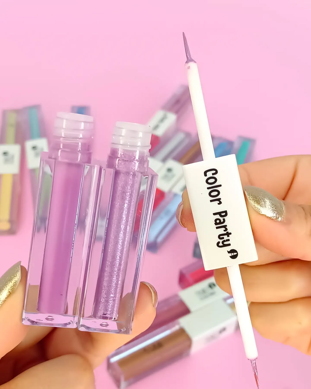 Delineador doble color Party Matte + Glitter