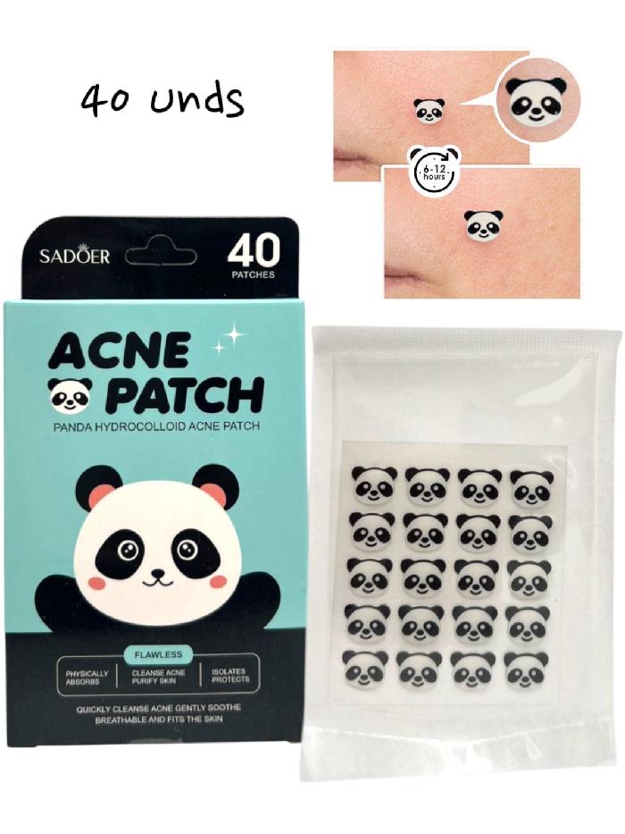 PARCHE ANTI ACNE PANDA HYDROCOLLOID SADOER REF SD79756