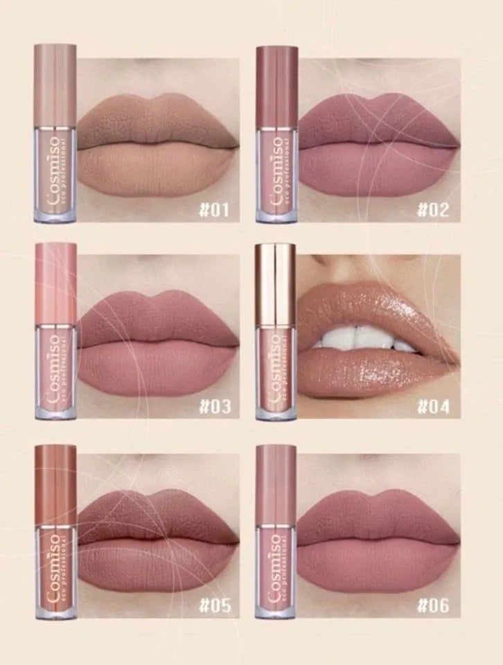 Set de Labiales Líquidos Mate – Cosmiso