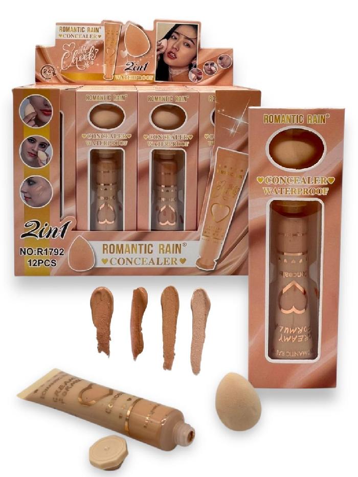 Corrector Líquido 2 en 1 con Blender Waterproof – Romantic Rain