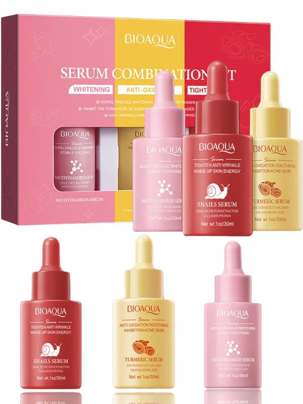 Pack 3 Sérum Bioaqua – Aclarantes, Antioxidantes y Reafirmantes