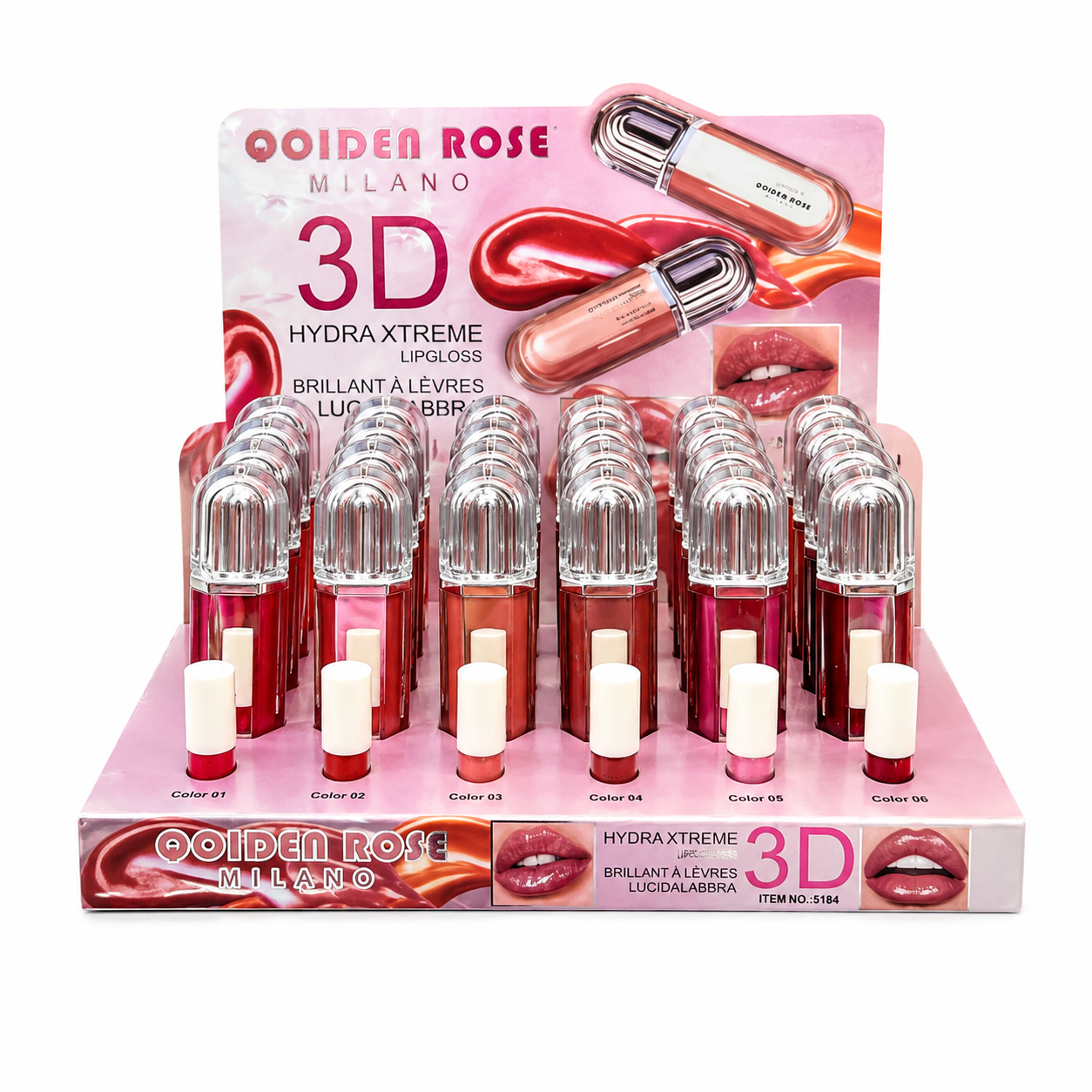 Gloss Milano Qoiden Rose Tonos Surtidos Ref 5184