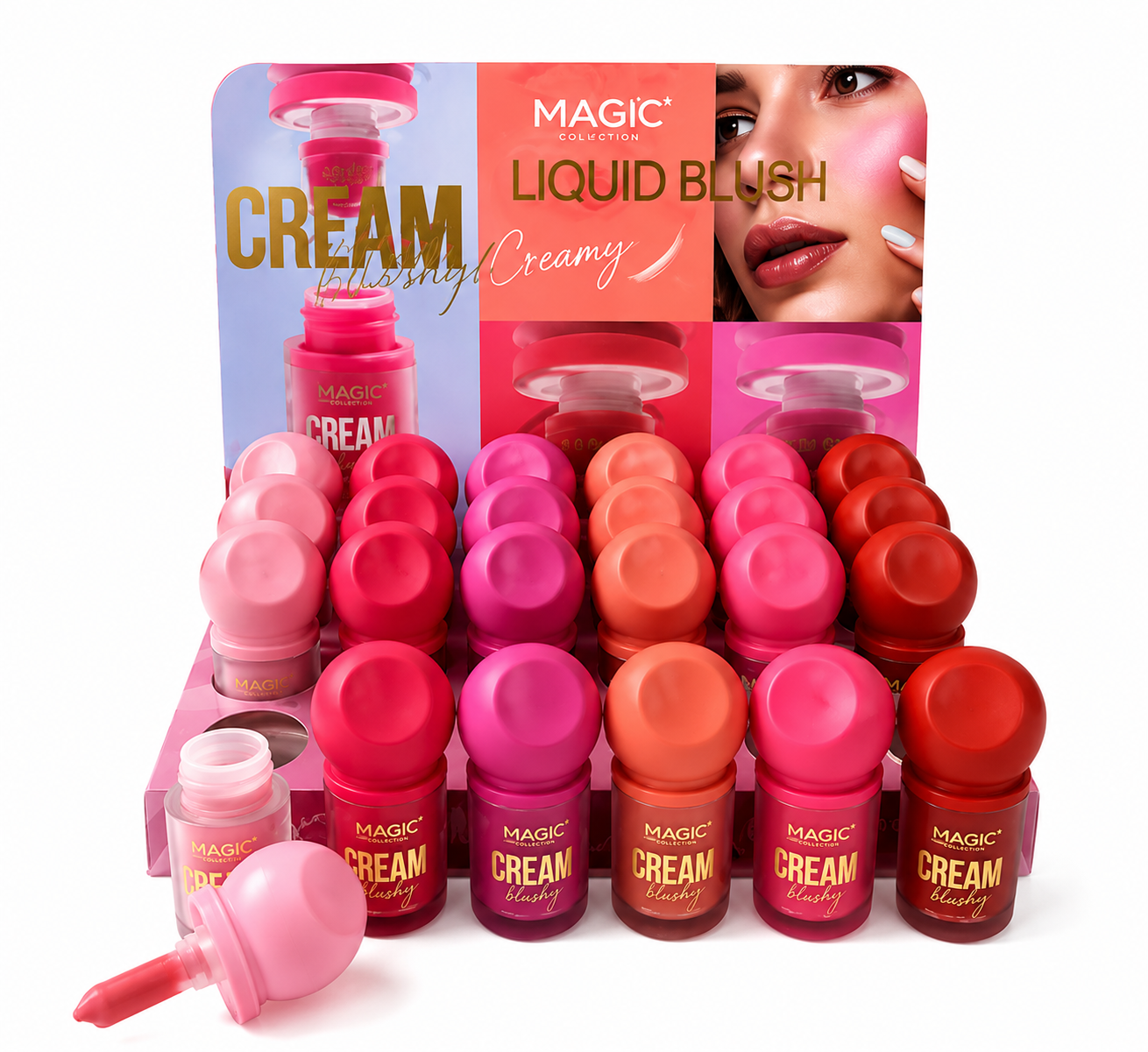 Rubor Liquido Cream Tonos Surtidos Aozy