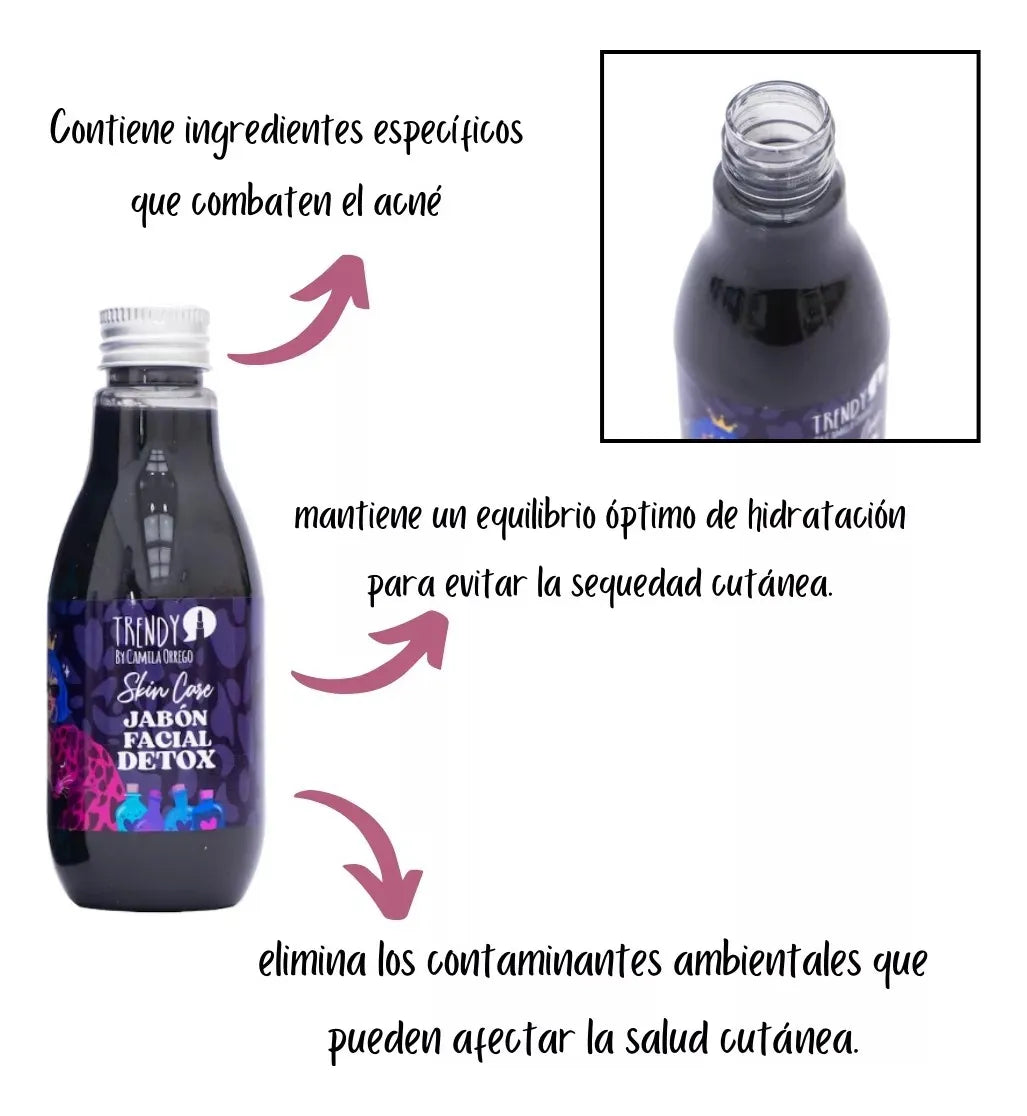 Jabón Facial Detox – Trendy (50 g)