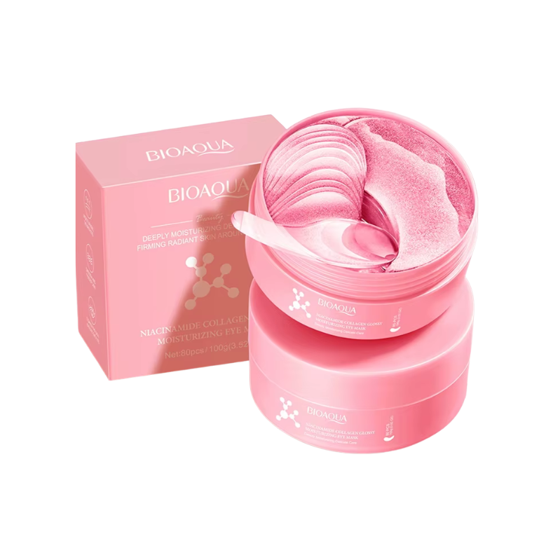 Colágeno para ojeras x40 pares 100g de niacinamida Bioaqua