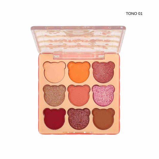 Paleta De Sombras Hello Bear | S.F.R Color