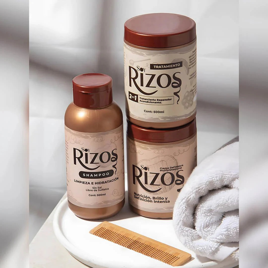 Kit Soy Rizos – Nutrición, Hidratación y Definición para Rizos Poderosos