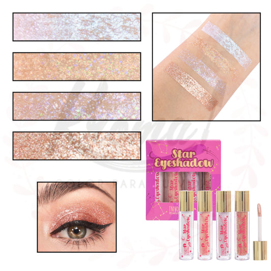 Kit x4 Sombras Líquidas Stars – Trendy