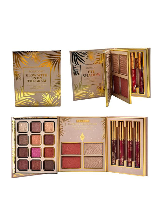 Book De Sombras Rubor E Iluminador Y Labiales Glow With Us On The Gram Romcom Ref JS914