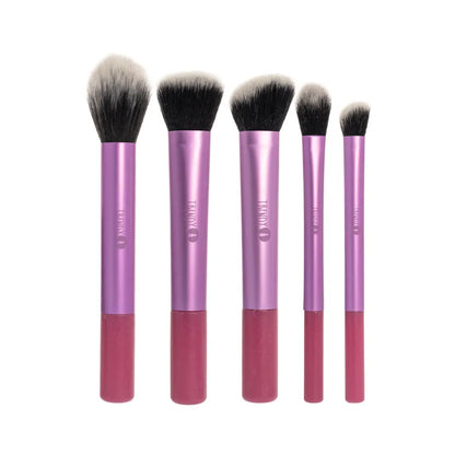Kit Brochas Piel Morado