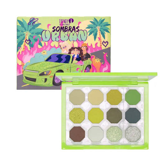 Sombra En Polvo X12 Urban – Paleta 12 Tonos Versátiles