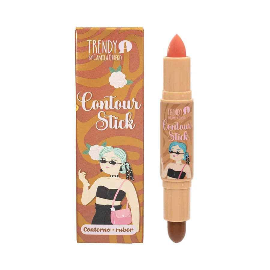 Contorno en barra doble con rubor