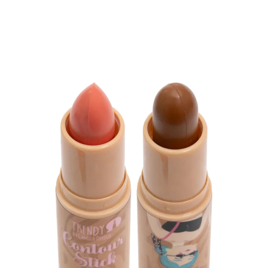 Contorno en barra doble con rubor