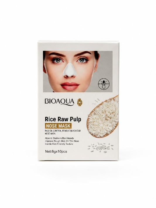 DISPLAY *10UNDS MASCARILLA PUNTOS NEGROS OIL CONTROL DE ARROZ BIOAQUA REF BQY82831
