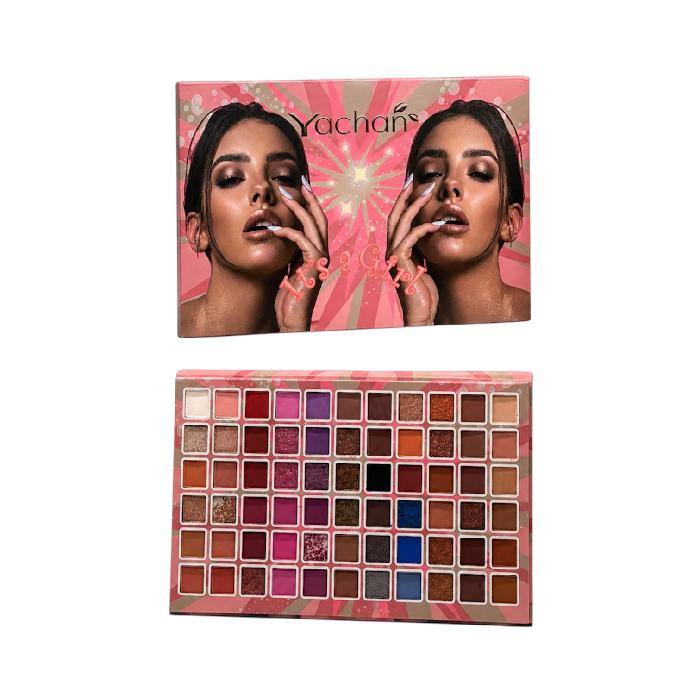 PALETA DE SOMBRAS X66 TONOS ITS A GIRL YACHAN REF YC829