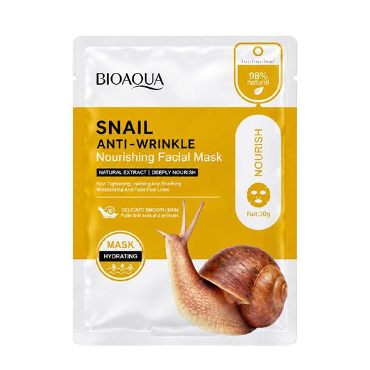 MASCARILLA EN VELO SNAIL ANTI WRINKLE BIOAQUA REF BQY41838