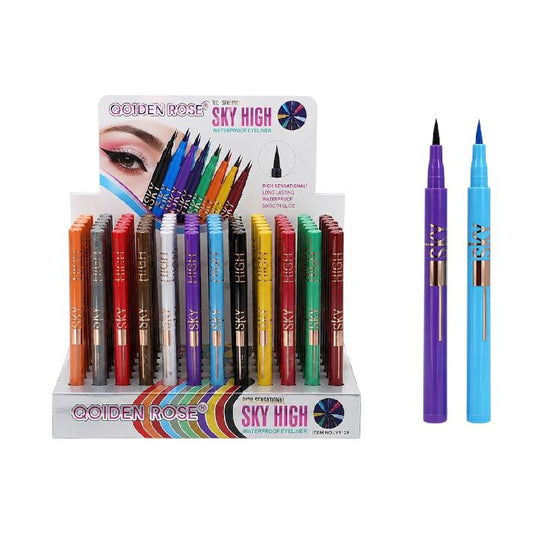 DELINEADOR EN PLUMON WATERPROOF 24HRS TONOS SURTIDOS SKY QOIDEN ROSE REF Y1129