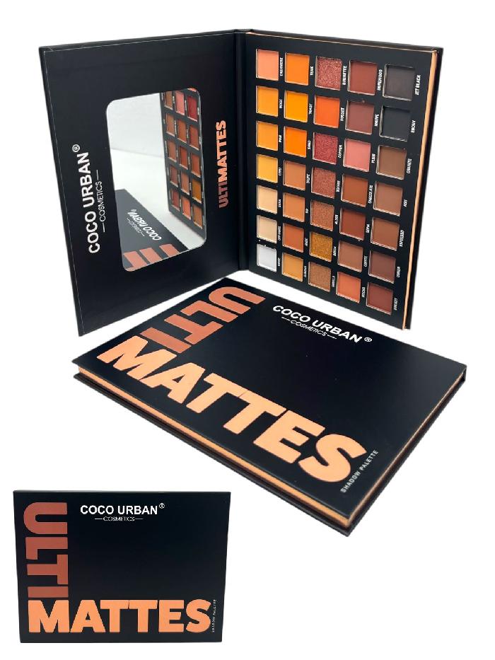 Paleta De Sombras *35 Tonos Ulti-Mattes Coco Urban