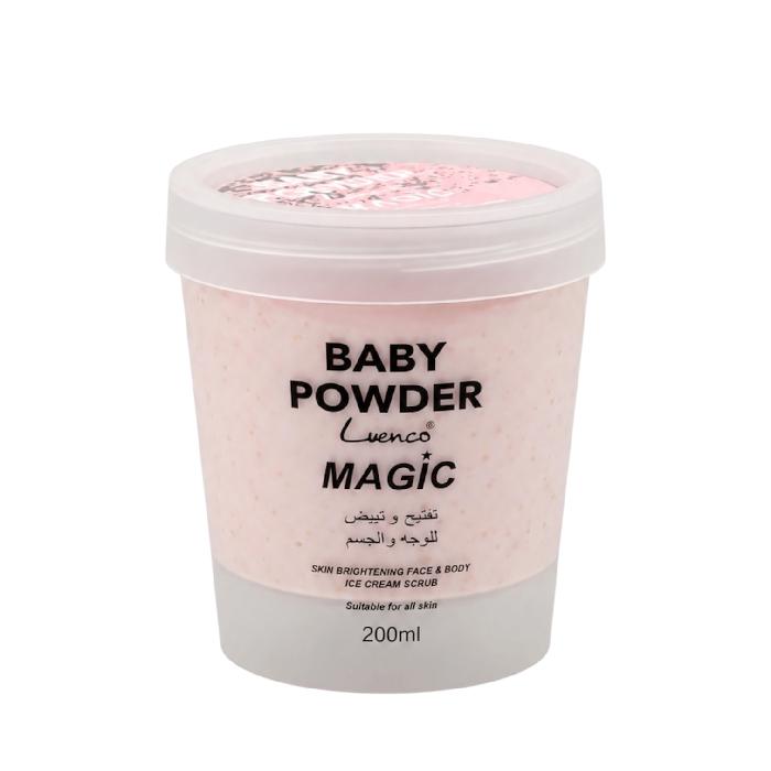 EXFOLIANTE CORPORAL MAGIC BABY POWDER 200ML LUENCO REF YS221003