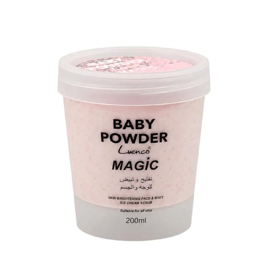 EXFOLIANTE CORPORAL MAGIC BABY POWDER 200ML LUENCO REF YS221003