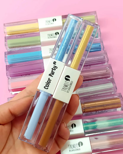 Delineador doble color Party Matte + Glitter