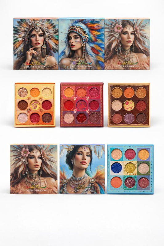 Paleta De Sombras 9 Tonos Indiana Jones Colorful Rainbow