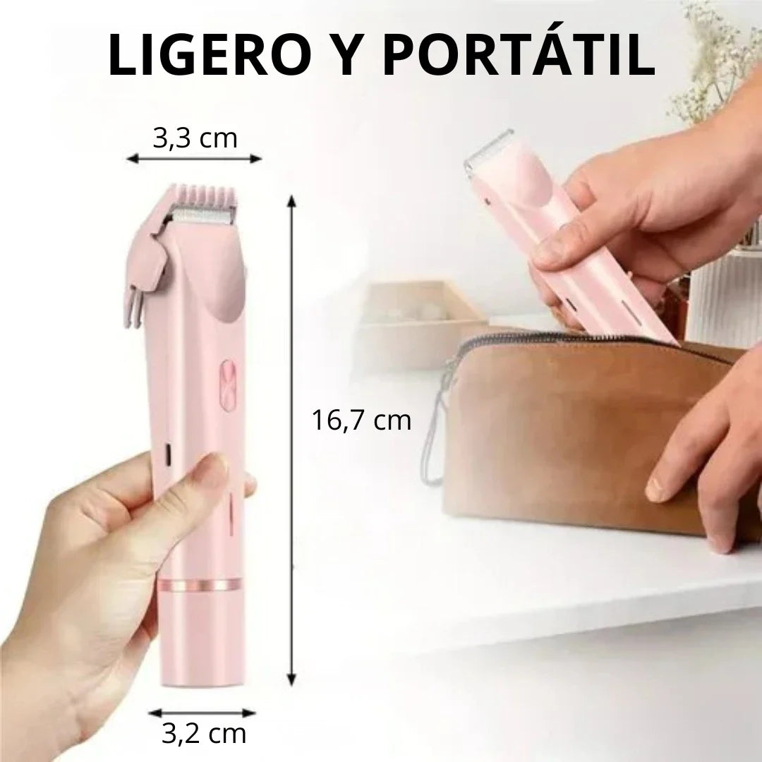 DEPILADORA ZENTORA™ 2-EN-1 IMPERMEABLE: TU PIEL DE SEDA SIN DOLOR