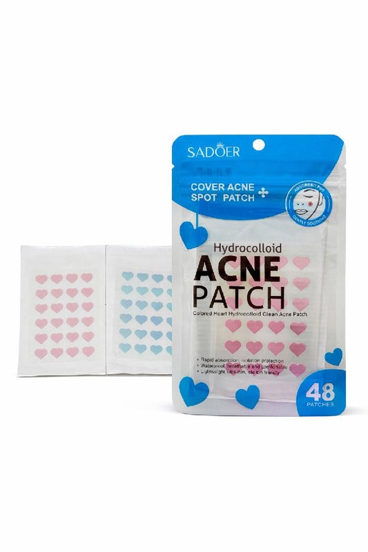STICKER ANTIACNE DE CORAZON *48 PCS HIDROCOLLOID SADOER REF SD89144