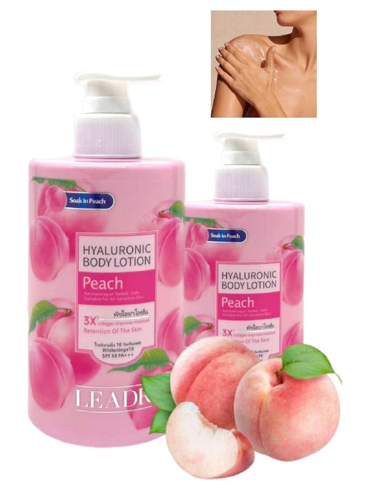 Loción Corporal con Ácido Hialurónico de Durazno – FPS 50 (300 ml)