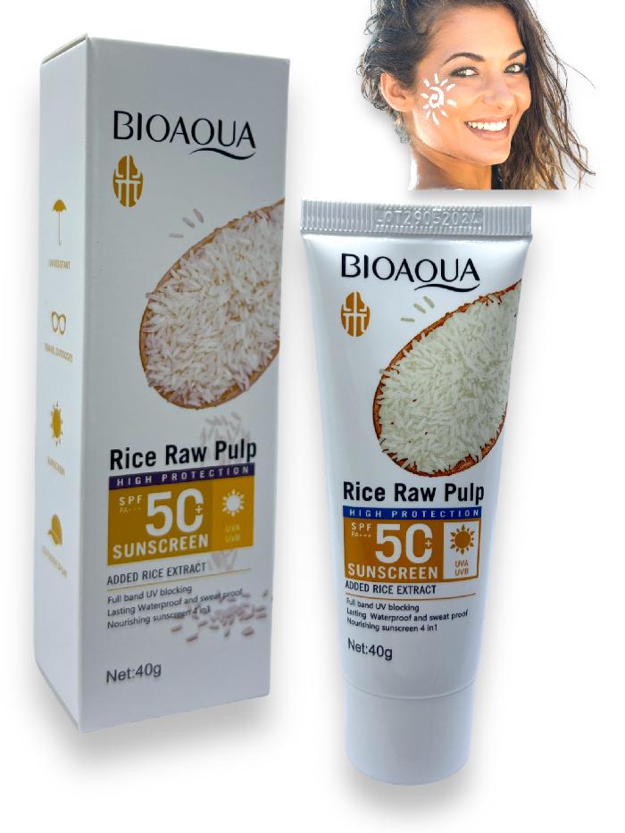 PROTECTOR SOLAR DE ARROZ BIOAQUA 40GR REF BQY09890