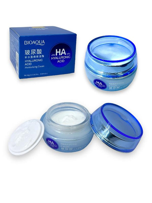 CREMA FACIAL HIDRATANTE DE ACIDO HIALURONICO BIOAQUA REF BQY51421