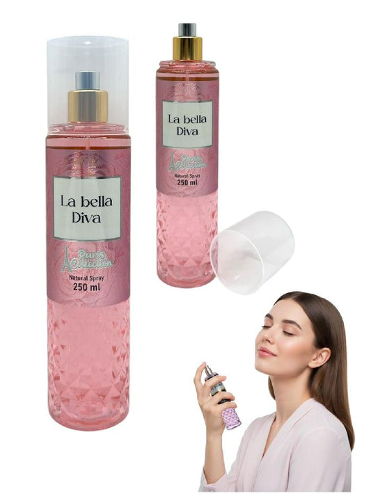 Perfume Diamantado Dama La Bella Diva 250ML