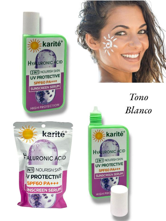 Protector Solar SPF60 Ácido Hialurónico Karité