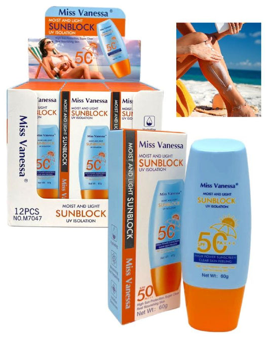 Protector Solar SPF50 Moist And Light Miss Vanessa Ref M7047