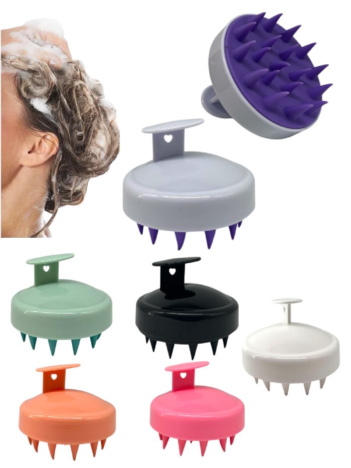 Cepillo Masajeador De Shampoo Tonos Surtidos