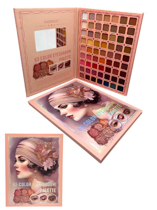 Paleta De Sombras 63 Tonos Nude Igoodco
