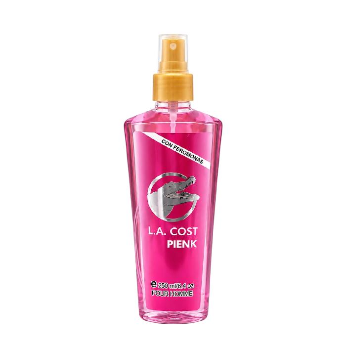 SPLASH CORPORAL LA COST PIENK 250ML REF SPLASH-LACOST-PIENK
