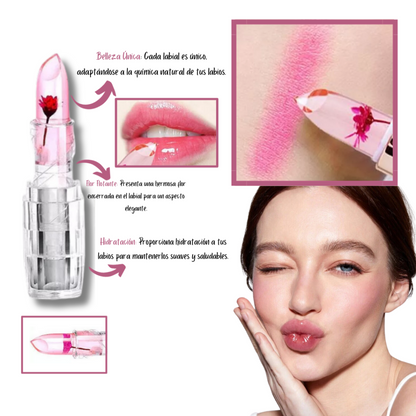 Labial Mágico Flor Transparente Surtidos