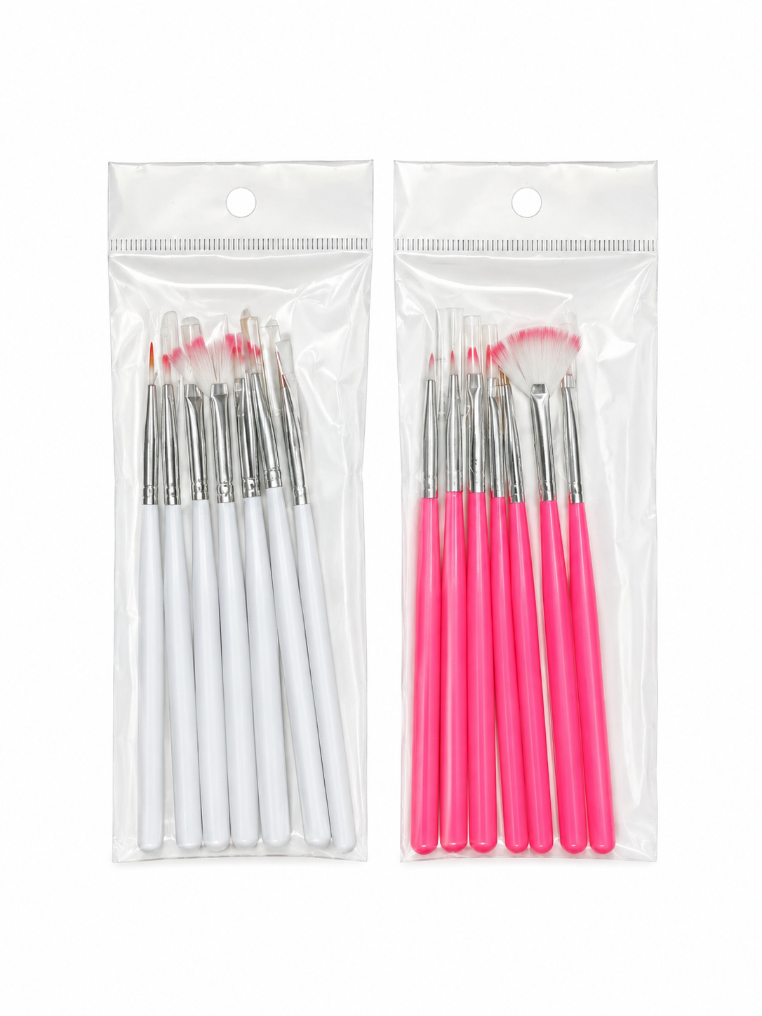 Set De Pinceles Para Uñas X7 Ref 1686