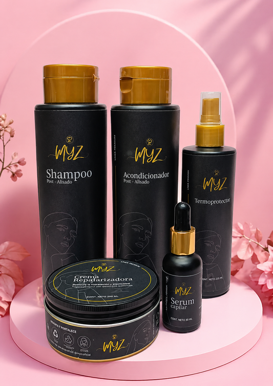 Kit Capilar Reparador MYZ – Tratamiento Completo para Restaurar, Proteger y Dar Brillo