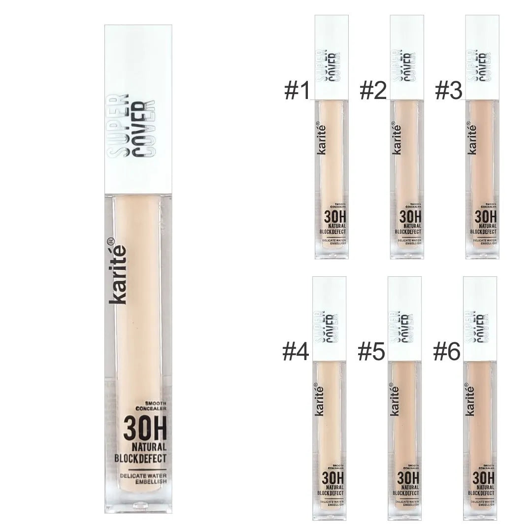 Corrector Líquido 30H SuperCover Karité – Cobertura total con acabado natural