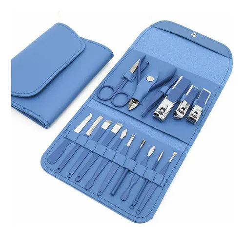 Kit Manicure Completo Azul