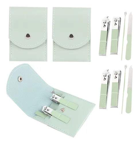 Kit Manicure Mini Cartera Verde
